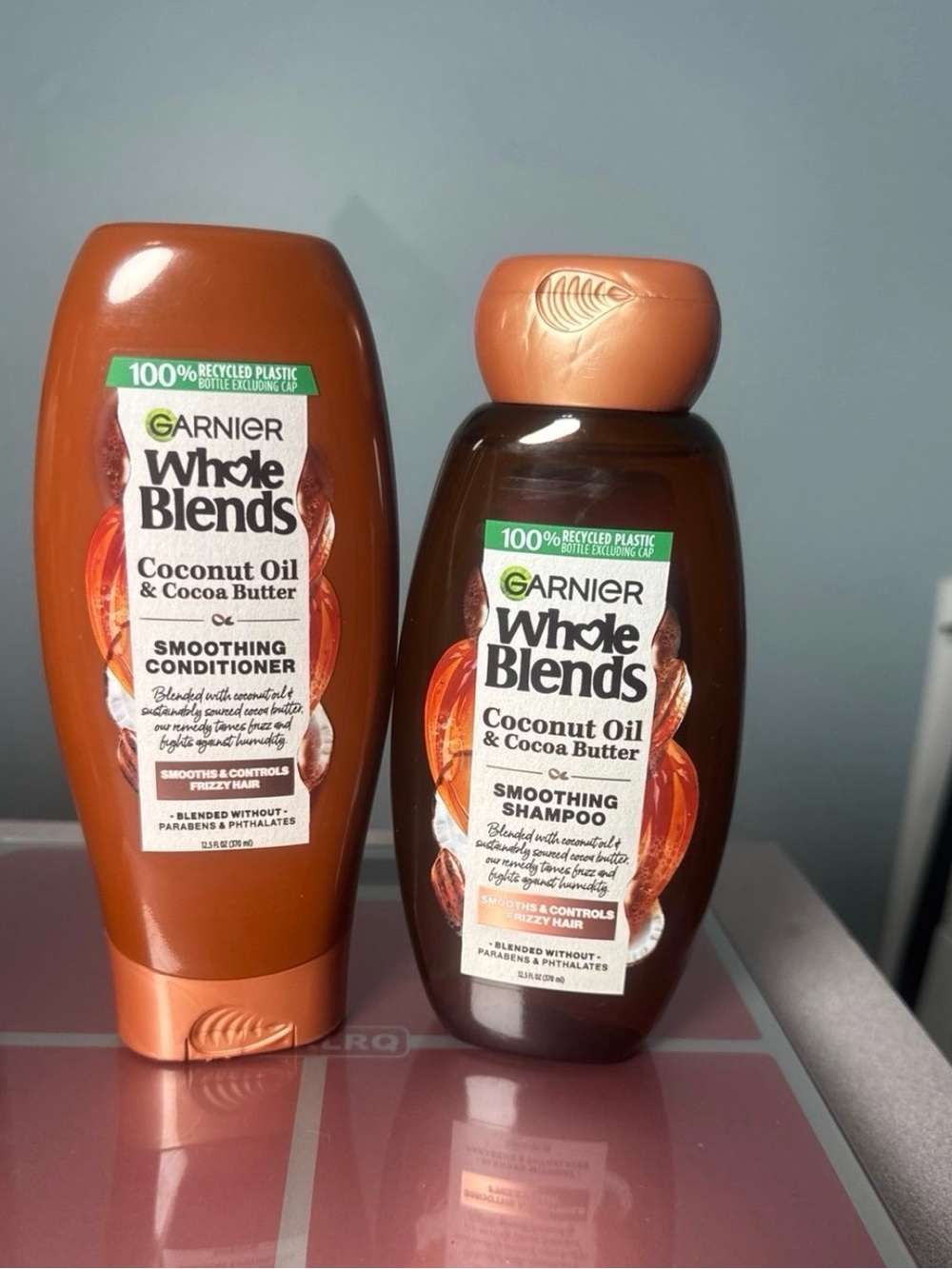 Garnier Whole Blends Coconut Oil & Cocoa Butter Smoothing Shampoo - Brown